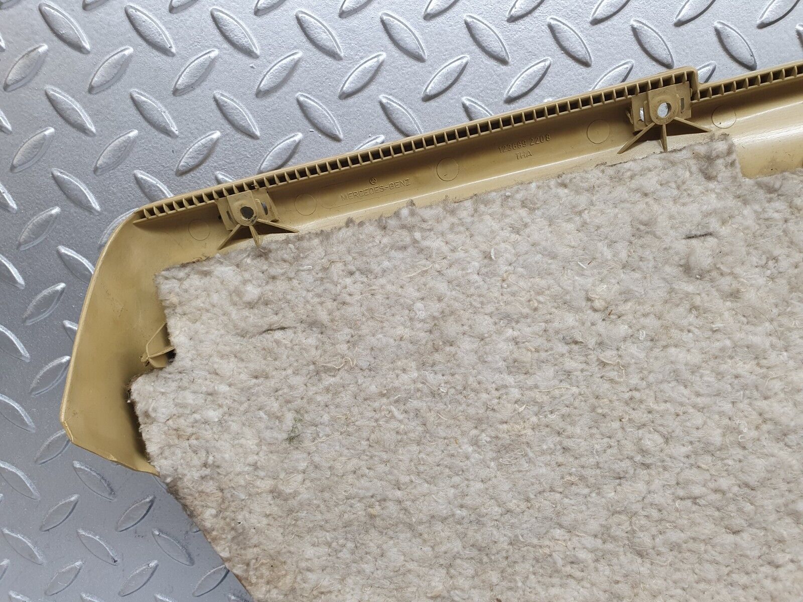 44092 Mercedes-Benz C123 230CE Coupe Under Dash Panel Right Side Beige 1236892208