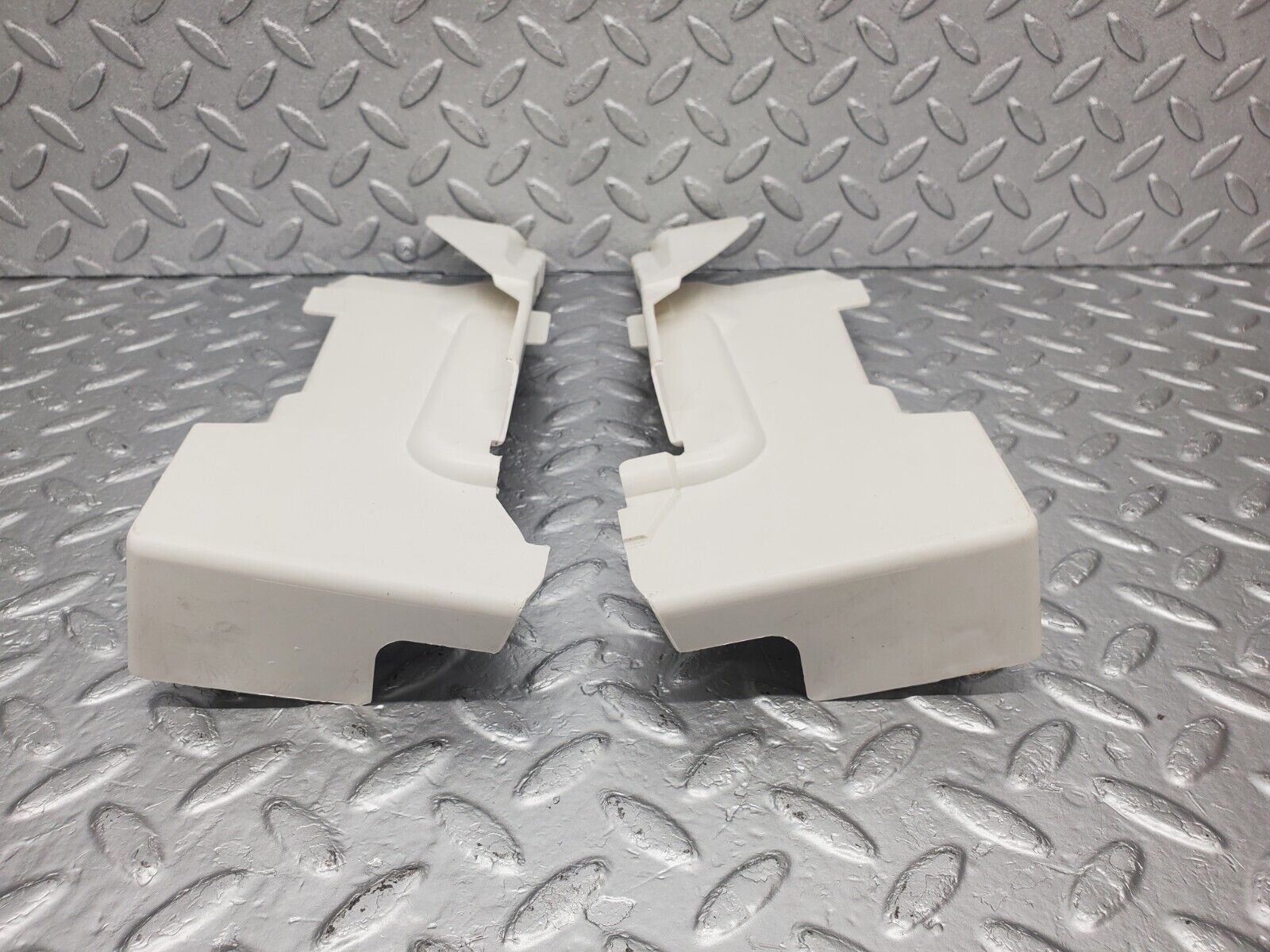 46149 Mercedes-Benz W124 Front Door Lock Cover Pair 1247231808 1247231708