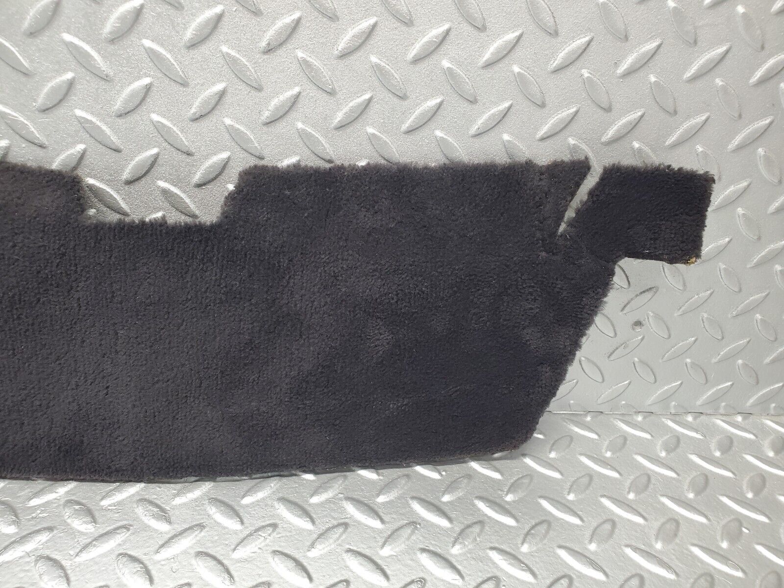 46419 Mercedes-Benz C123 280CE Coupe Rear Floor Cross Member Mat Carpet Black