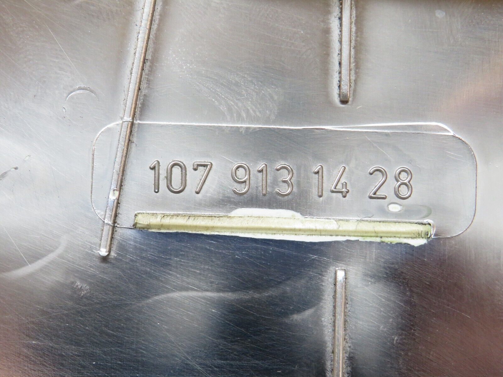 35658 Mercedes-Benz R107 280SL Seat Hinge Chrome Cover 1079131428