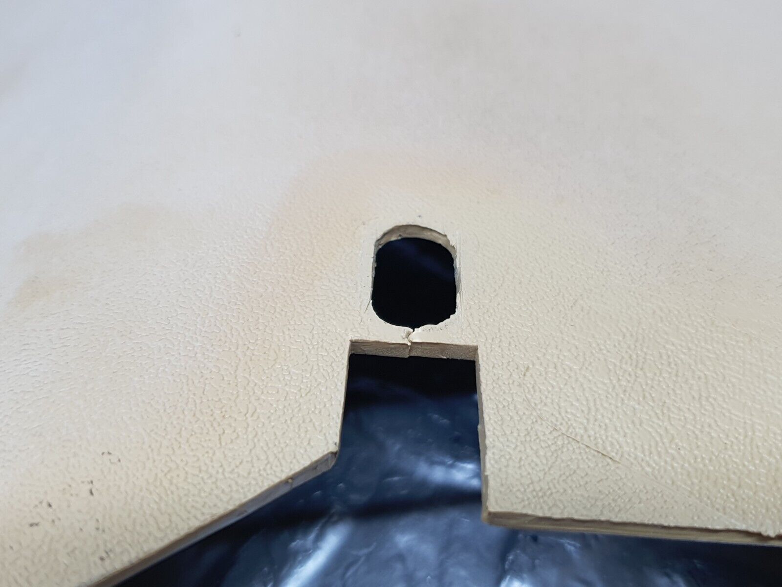 43879 Mercedes-Benz C123 230CE Coupe Front Right Kick Panel Beige 1236881206