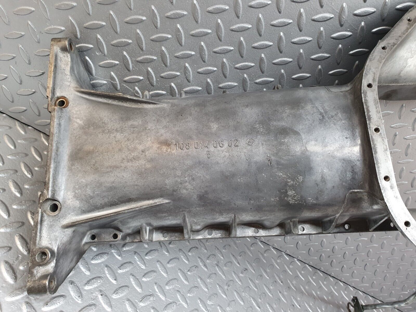 43454 Mercedes-Benz W108 280SE Oil Pan Oil Sump & Dipstick 1080140602