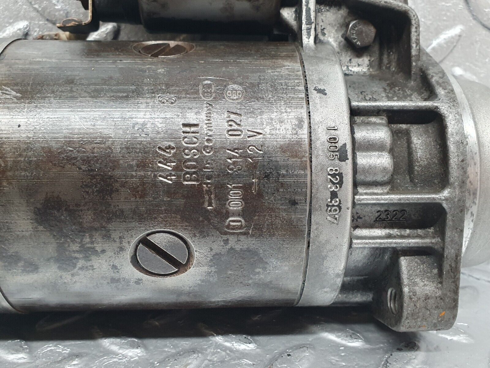 44006 Mercedes-Benz C123 230CE Coupe Starter Motor Bosch 0001814027