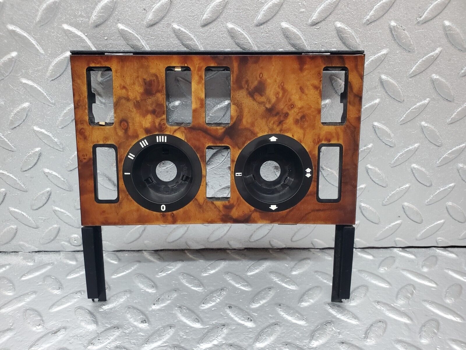 45575 Mercedes-Benz W126 420SE Heater Control Panel Wood Trim 1266830375