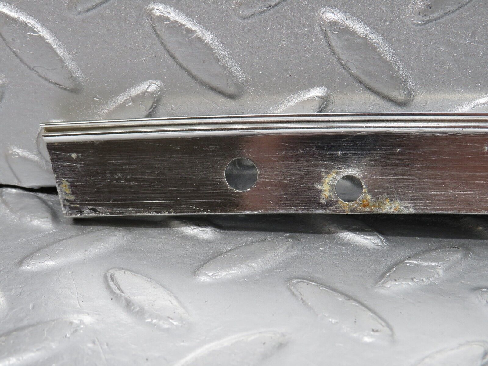 39858 Mercedes-Benz R107 350SL Hardtop B Pillar Chrome Trim Left Side