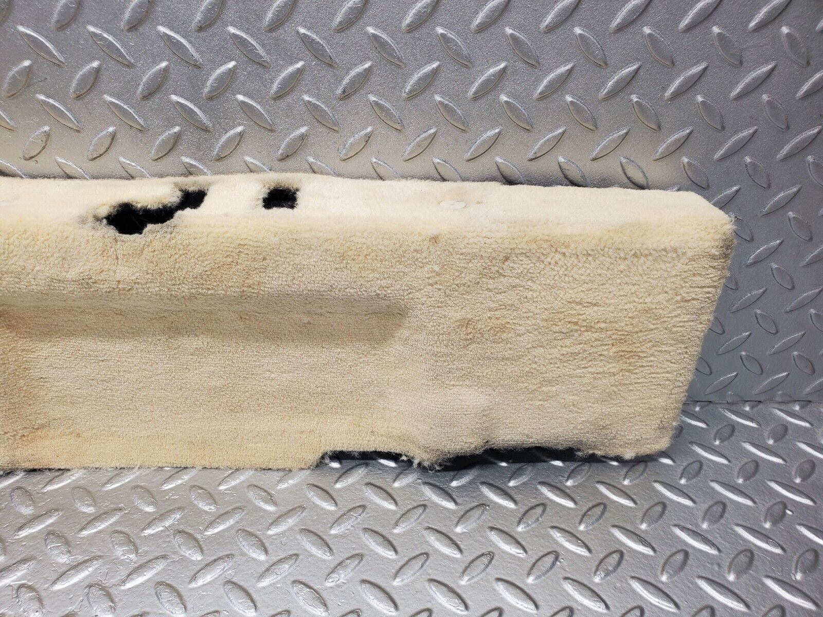 46814 Mercedes-Benz R129 320SL Coupe Rear Floor Cross Member Mat Carpet Beige