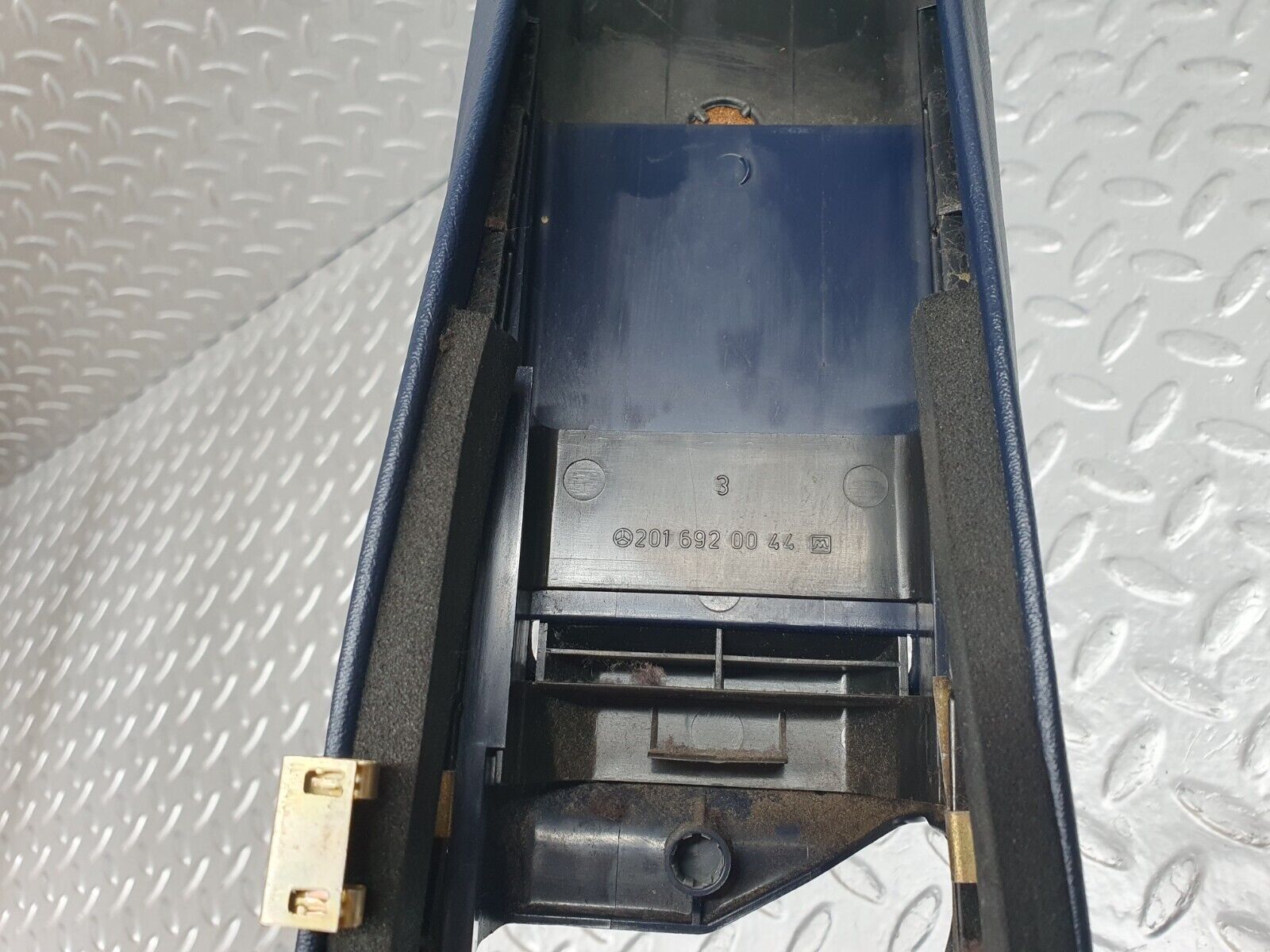 42653 Mercedes-Benz W201 190 2.0L B Pillar Cover Right Blue 2016921889 2016920044