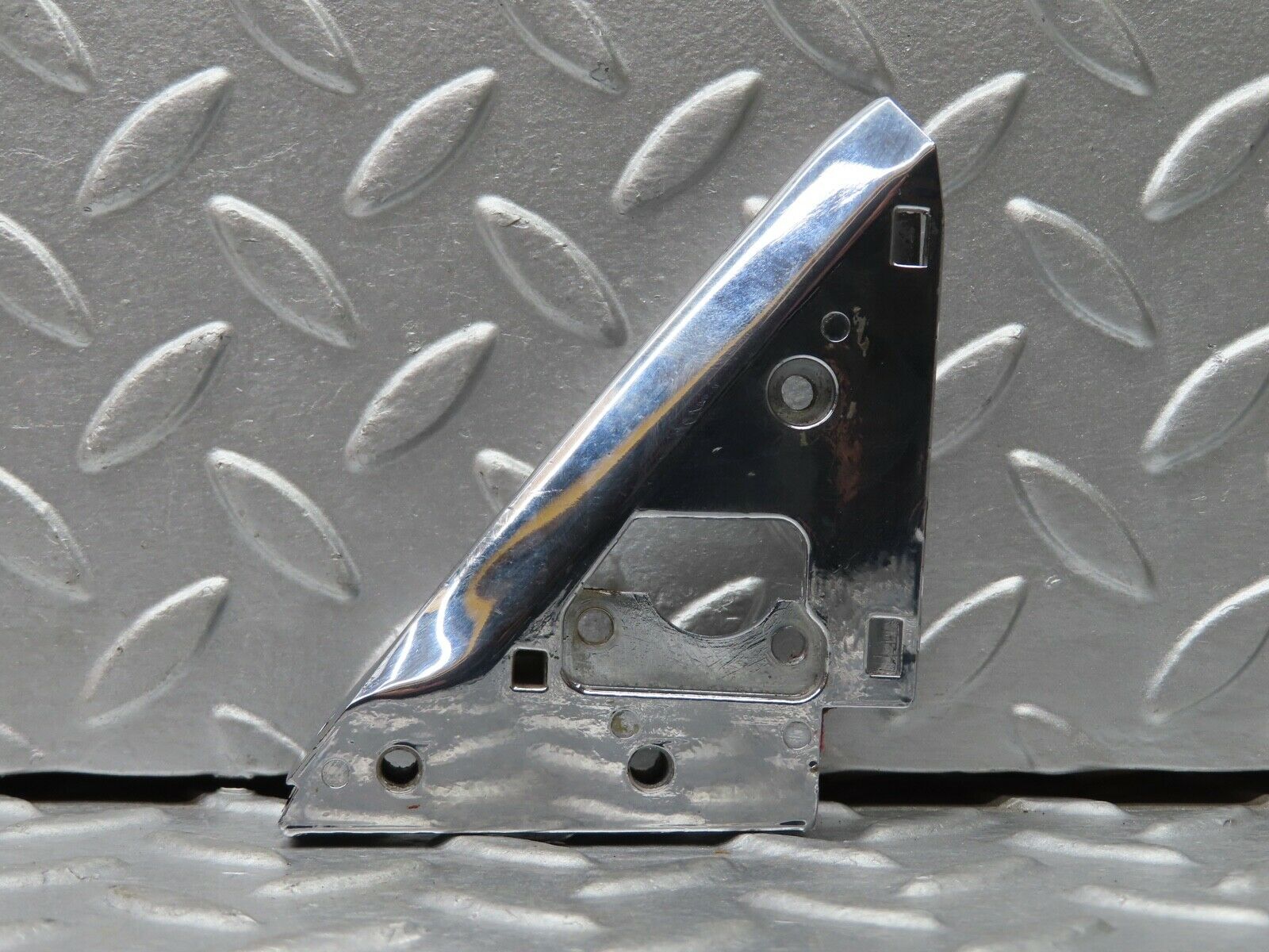 20508 Mercedes-Benz R107 450SL Right Wing Mirror Triangle Chrome Bracket