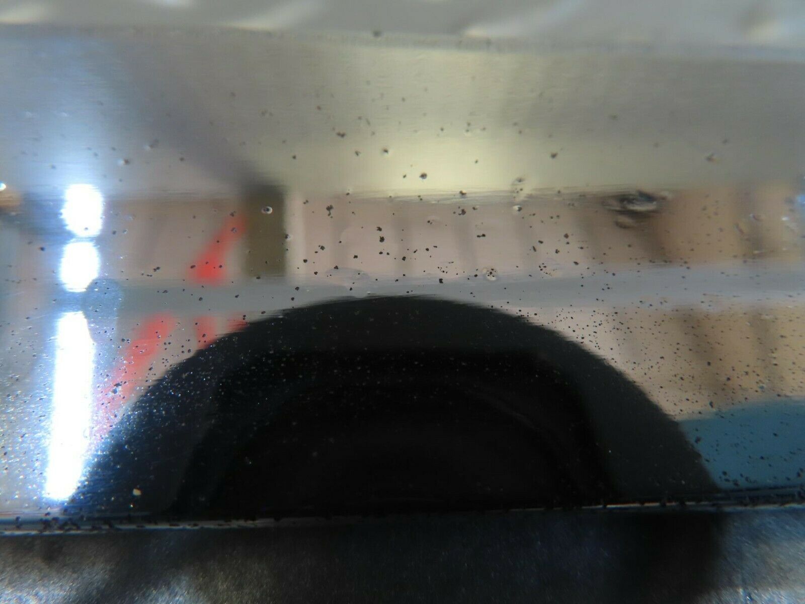 15720 Mercedes-Benz R107 450SL Trunk Chrome Handle Moulding Left 1076901380