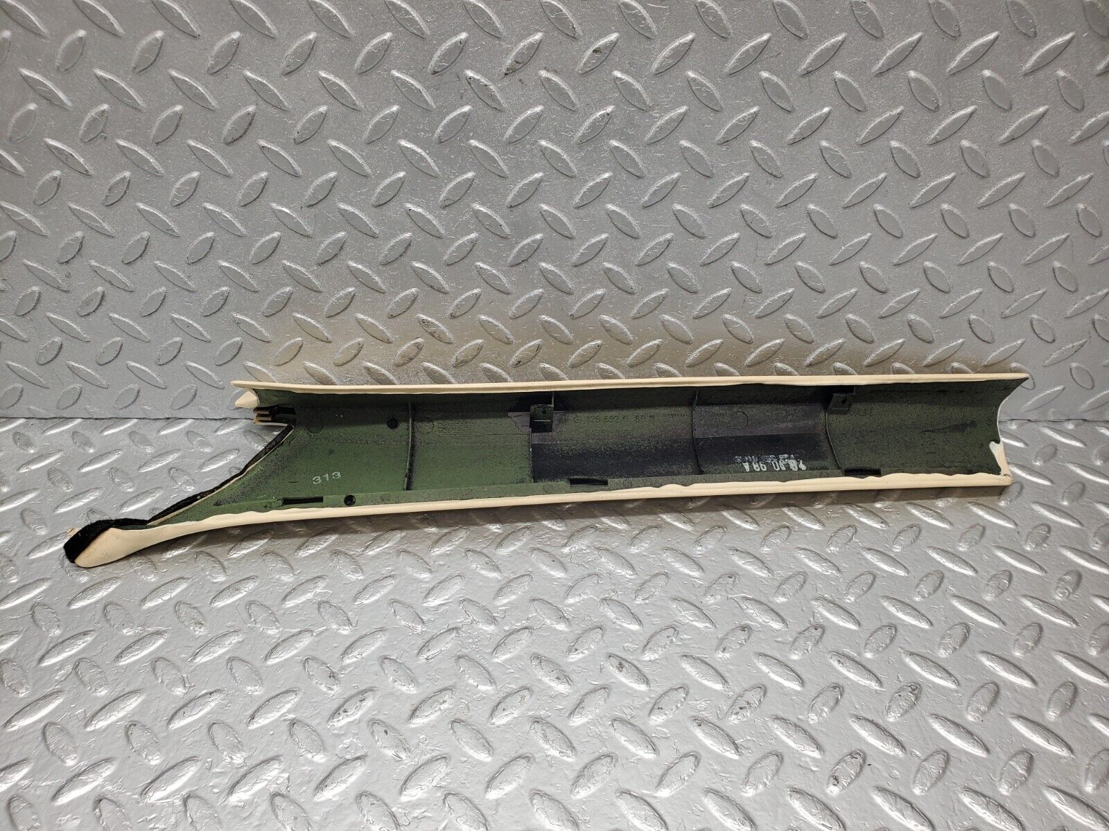 46766 Mercedes-Benz R129 320SL Coupe A Pillar Cover Right Beige 1296920289