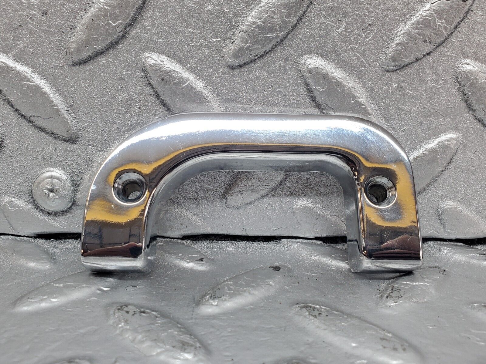 44386 Mercedes-Benz W123 280E Interior Chrome Door Latch Trim Left 1237230124