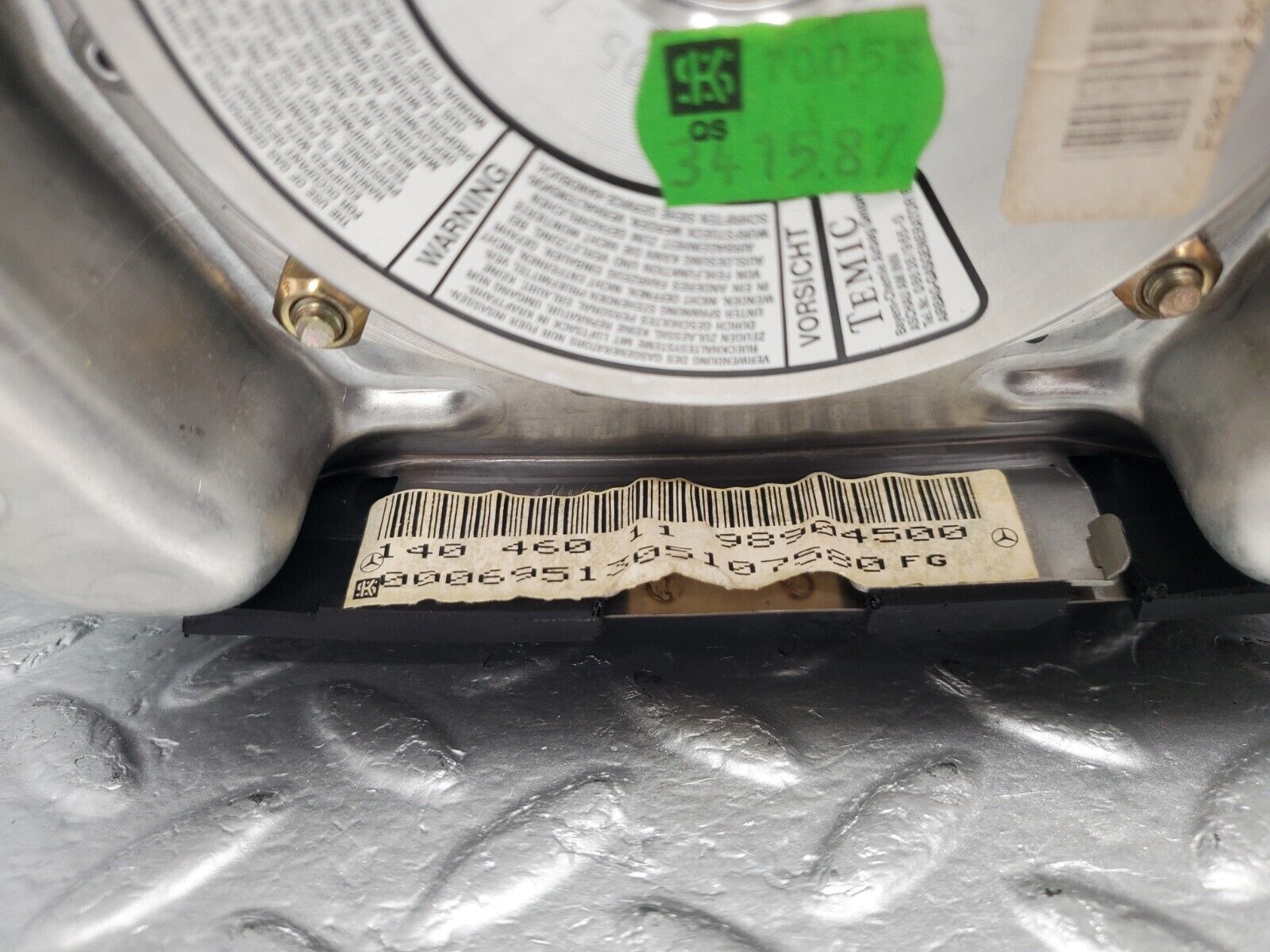 46108 Mercedes-Benz W202 C180 Steering Wheel Airbag 0006951305