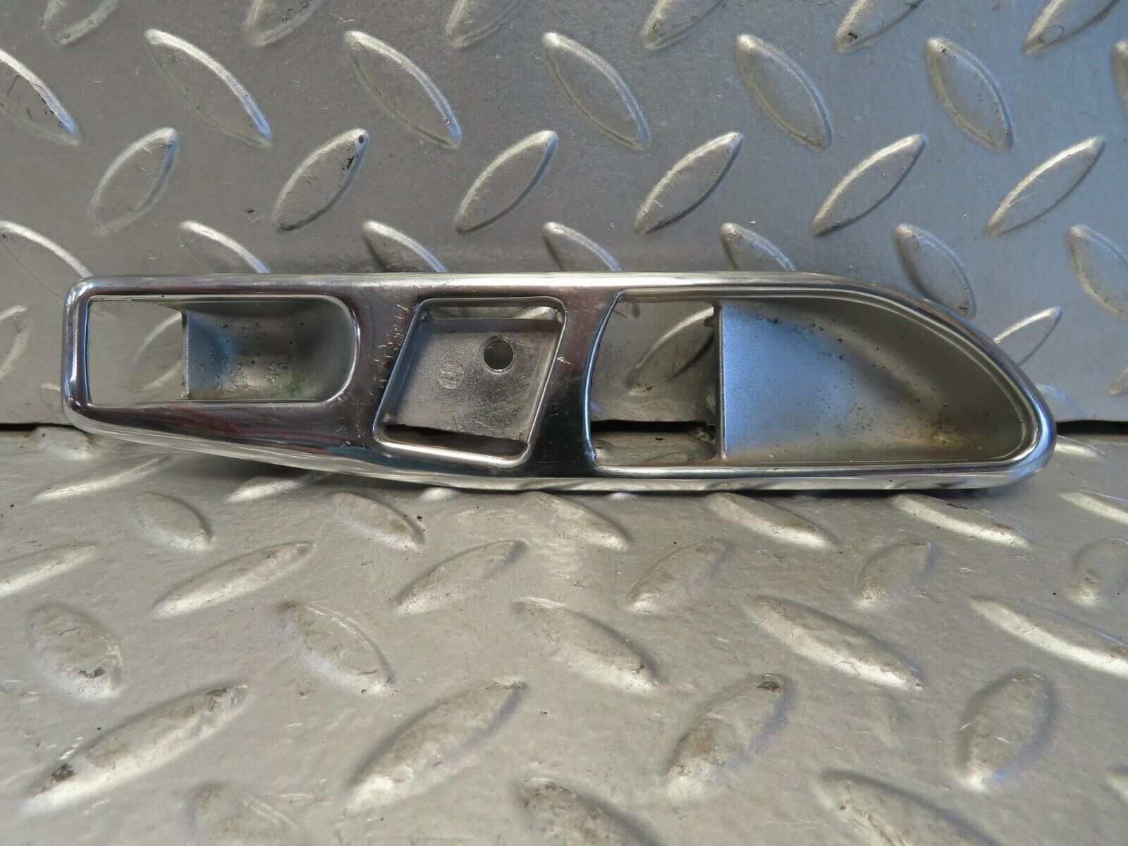 15735 Mercedes-Benz R107 450SL Interior Door Handle Chrome Surround Left Side