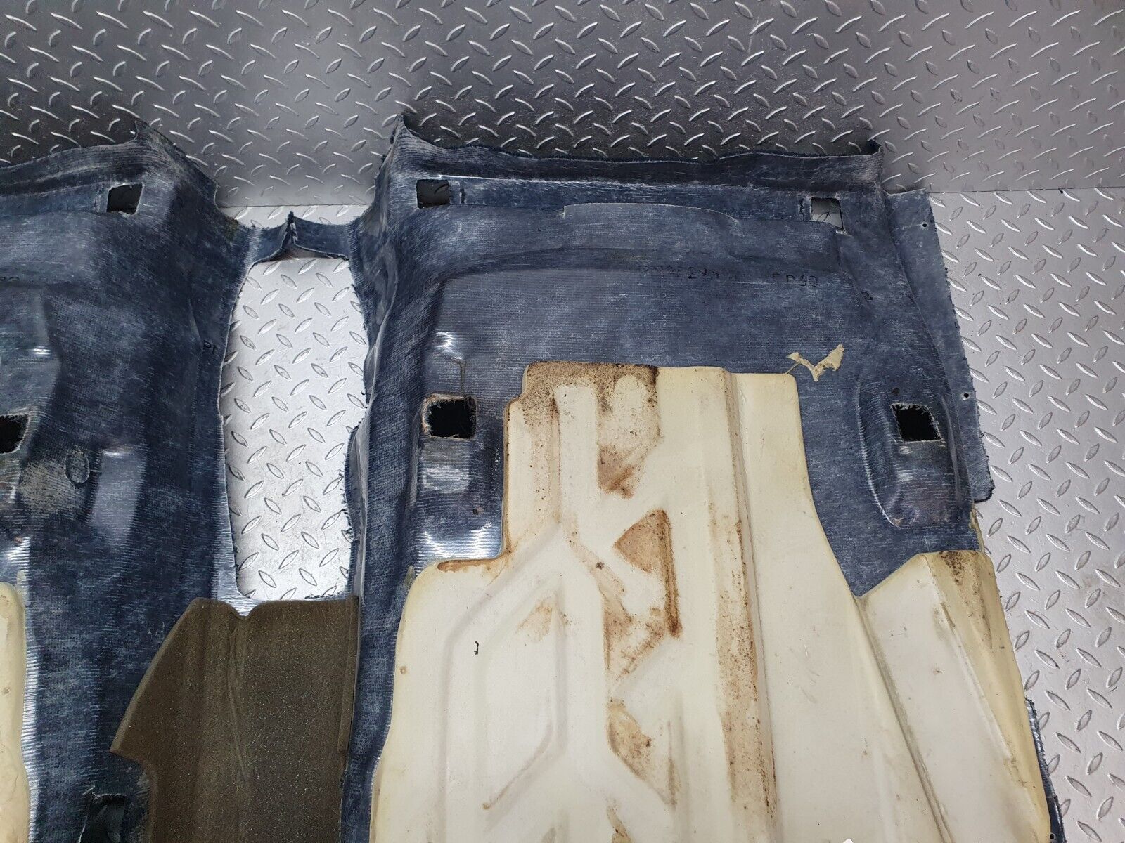 42978 Mercedes-Benz W201 190 Rear Floor Carpet Blue 2016806441