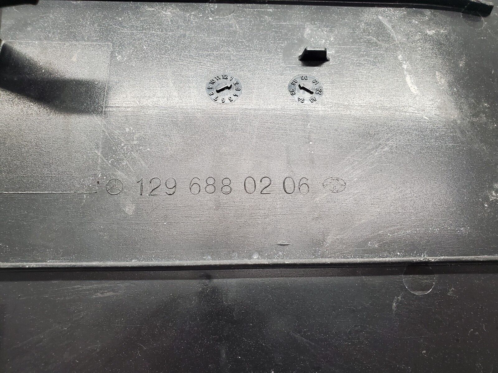 46849 Mercedes-Benz R129 320SL Coupe Kick Panel Right Side Beige 1296880206