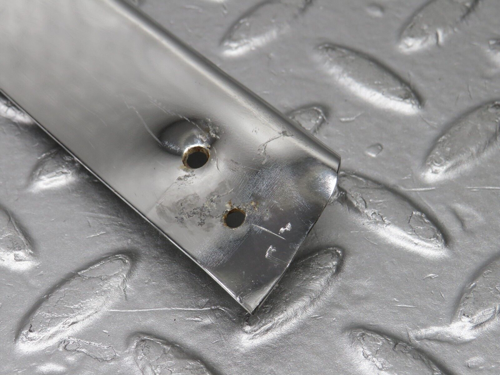 39109 Mercedes-Benz R107 500SL A Pillar Chrome Trim Left Side