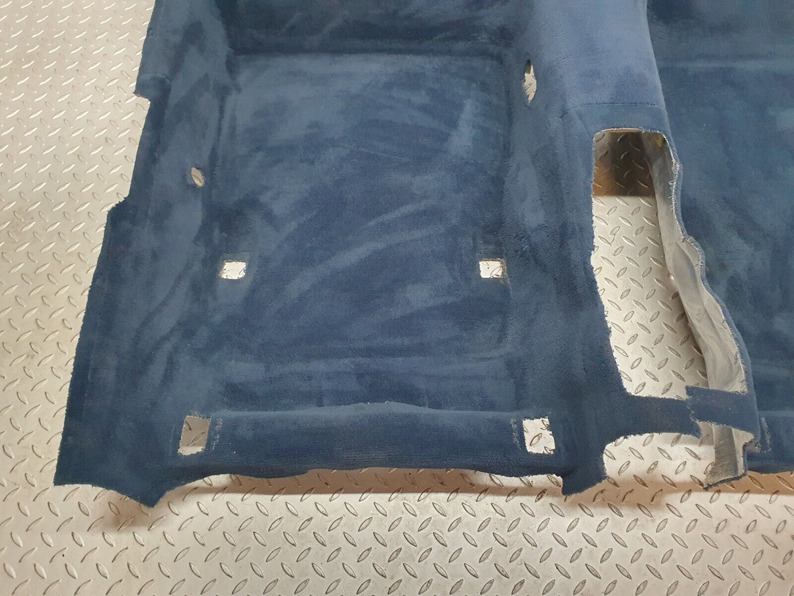 42978 Mercedes-Benz W201 190 Rear Floor Carpet Blue 2016806441