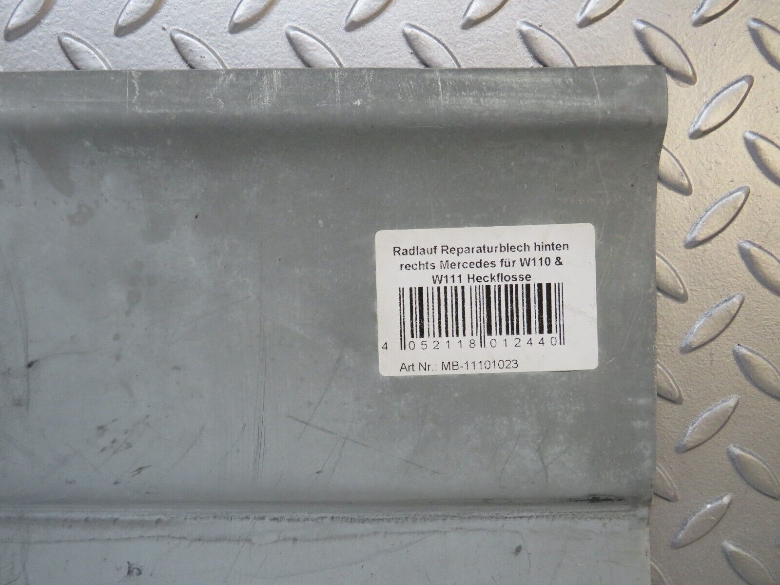 40346 Mercedes-Benz W110 230 Rear Right Wing Fender Repair Panel