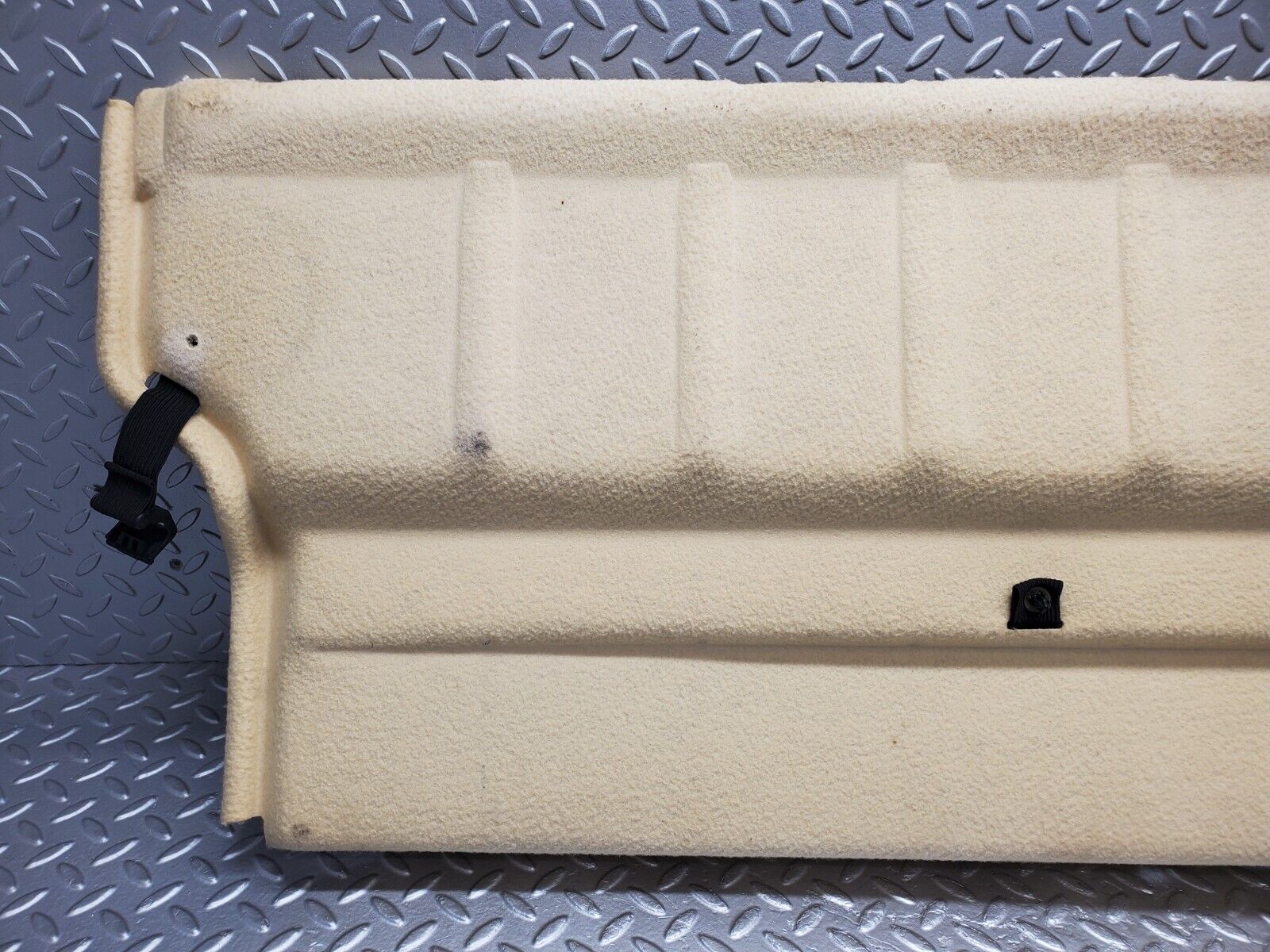 46862 Mercedes-Benz R129 320SL Coupe Fuel Tank Cover Plate Carpet Beige 1296903741