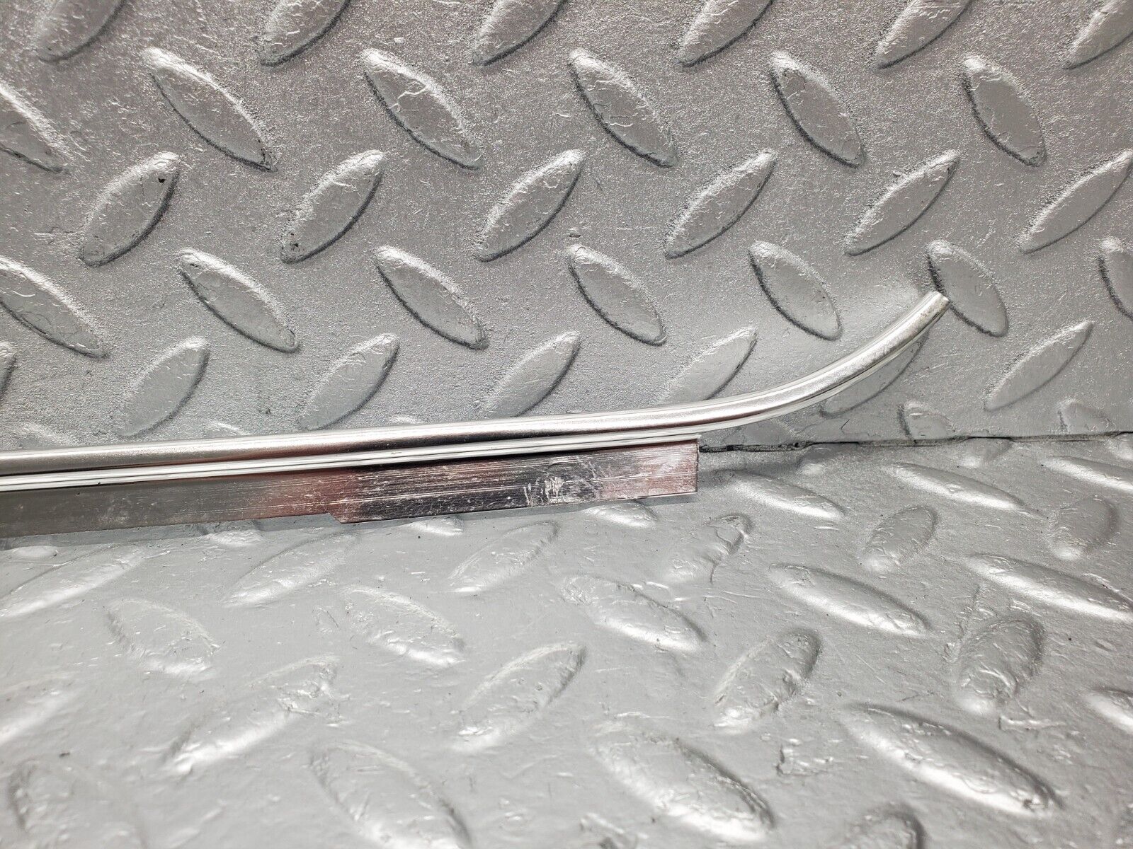 46375 Mercedes-Benz C123 280CE Coupe Seat Belt Presenter Cover Chrome Trim Left