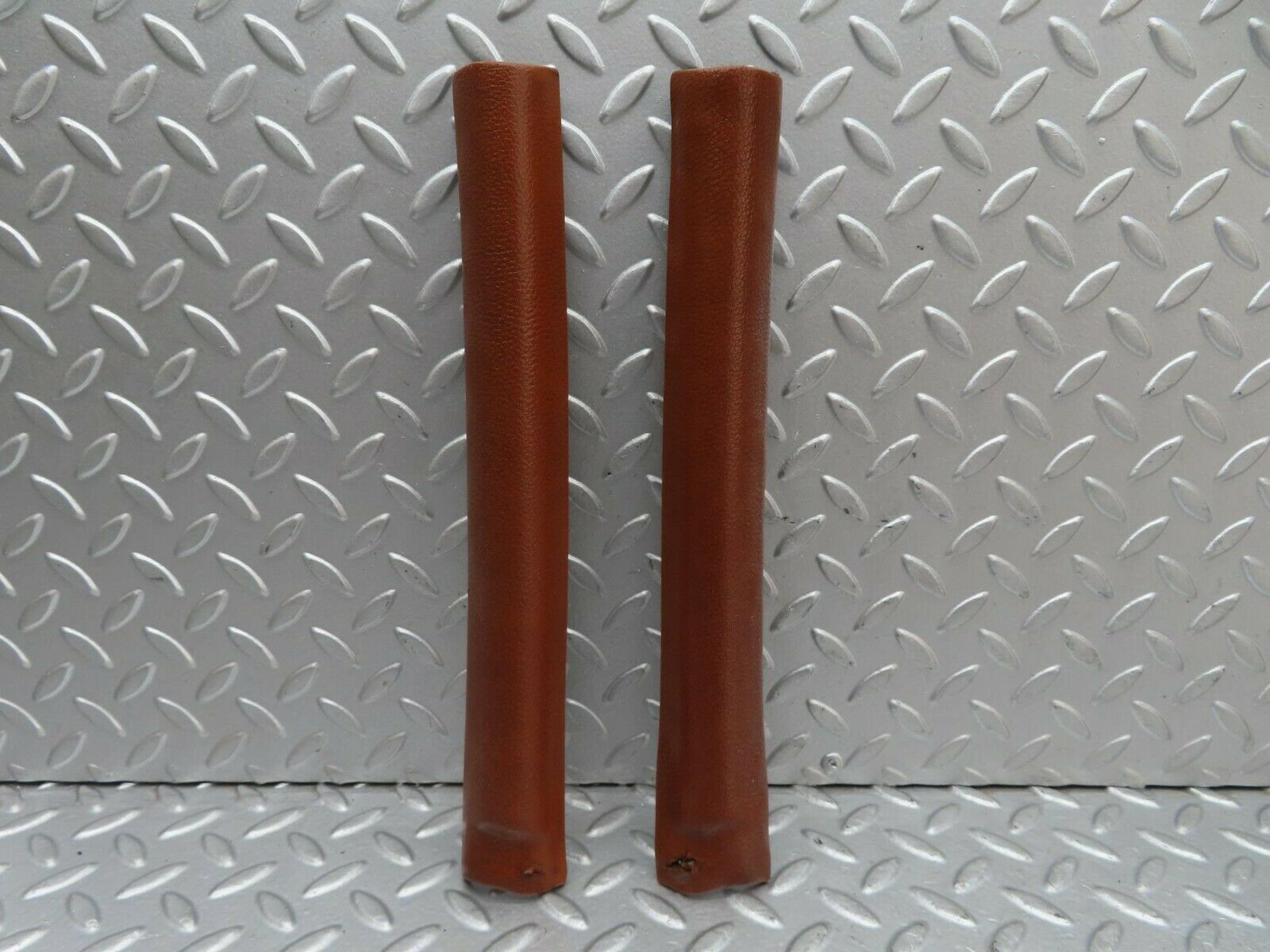15653 Mercedes-Benz R107 450SL Hardtop B Pillar Trim Brown Pair