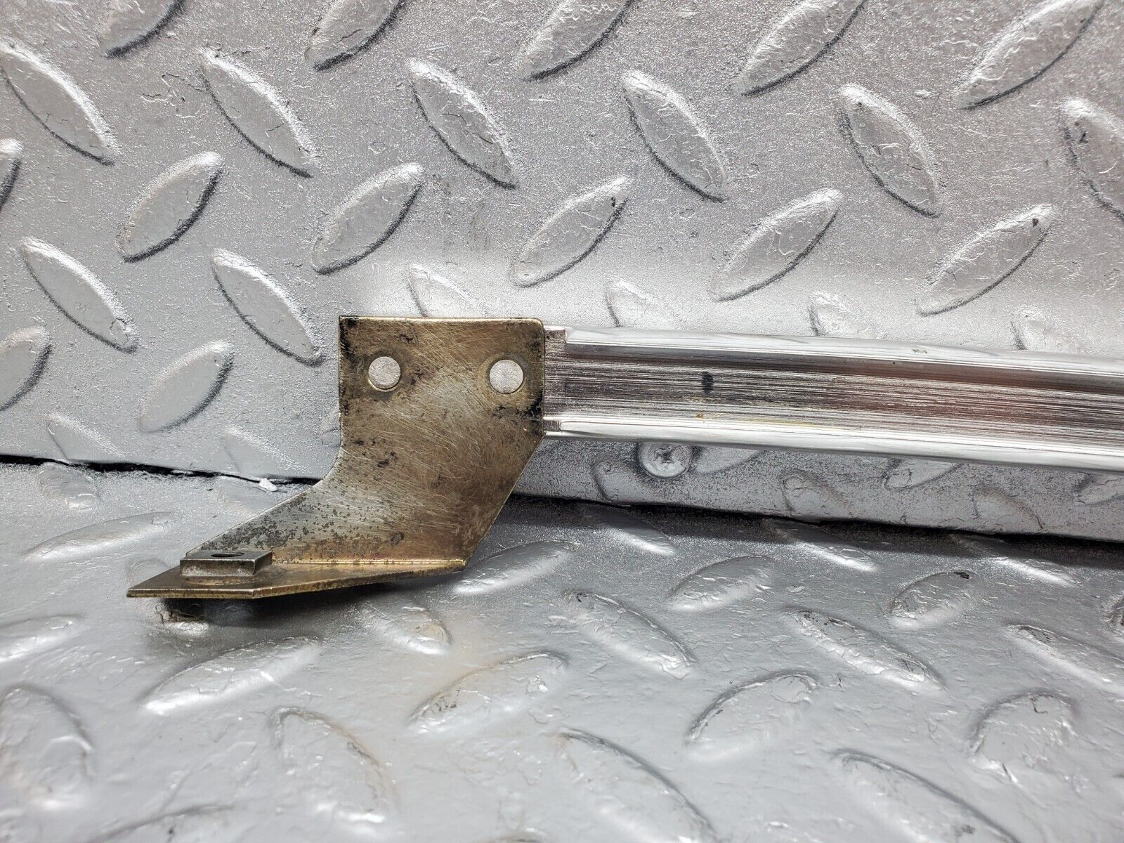 44319 Mercedes-Benz W123 280E Rear Left Chrome Window Channel