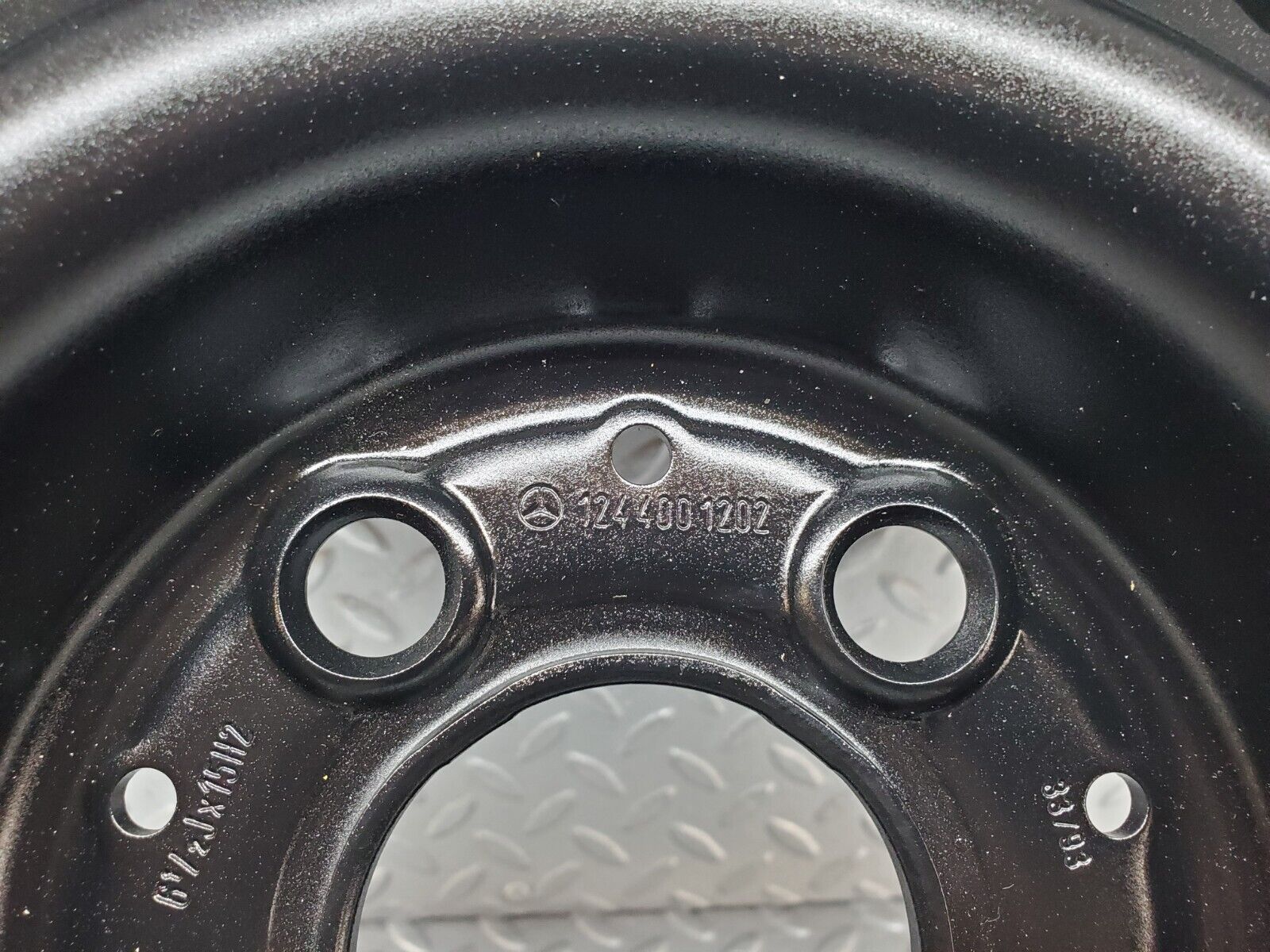 44879 Mercedes-Benz Steel Wheel 6.5Jx15H2 ET49 5x112 1244001202