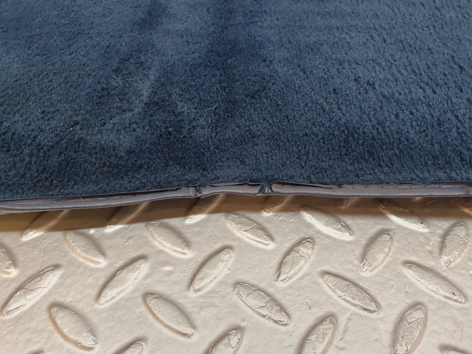 43022 Mercedes-Benz W201 190 Front Left Floor Carpet Blue 2016806962