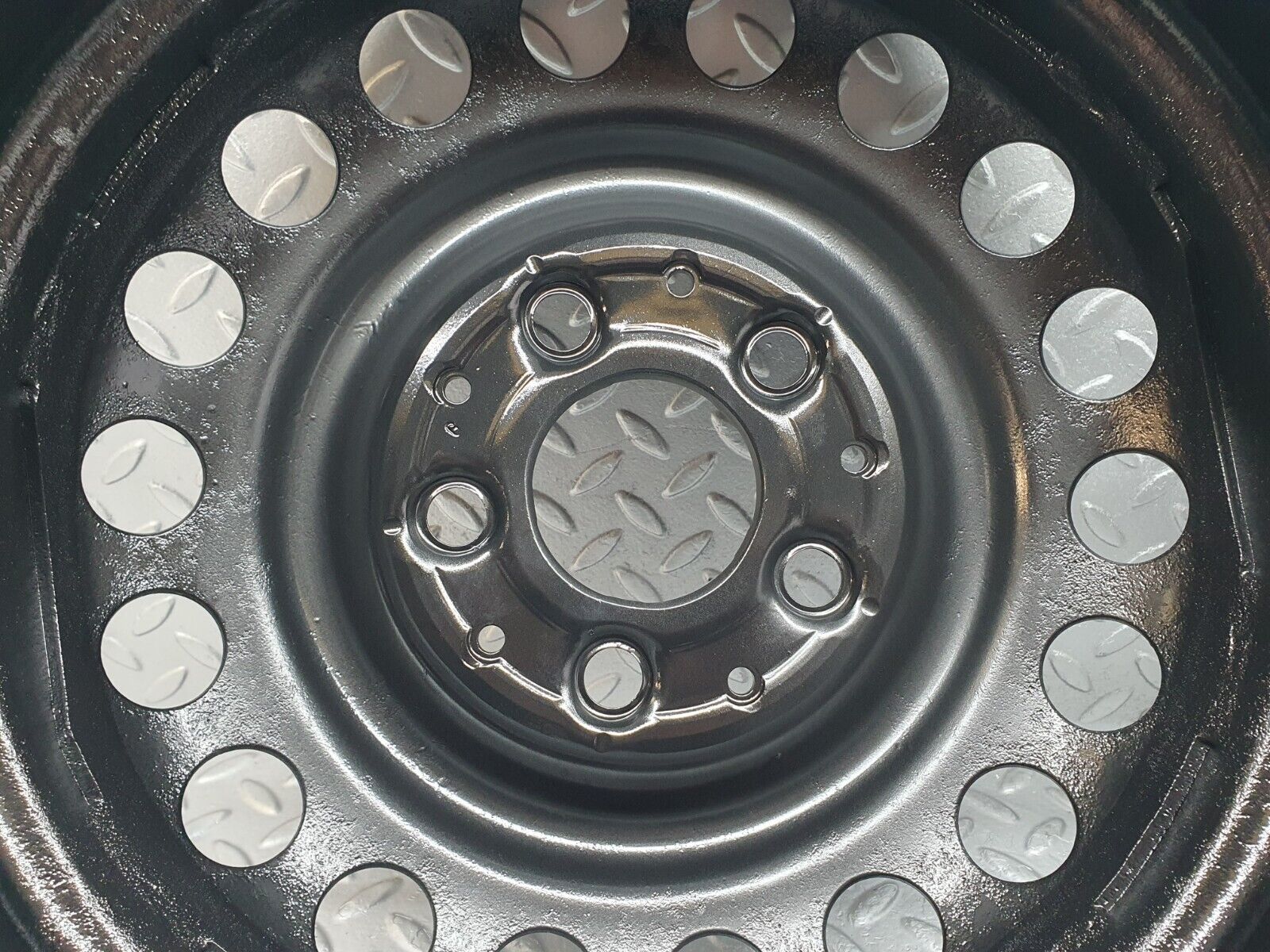 43428 Mercedes-Benz W201 190 Steel Wheel Set 6Jx15H2 ET49 1244000602