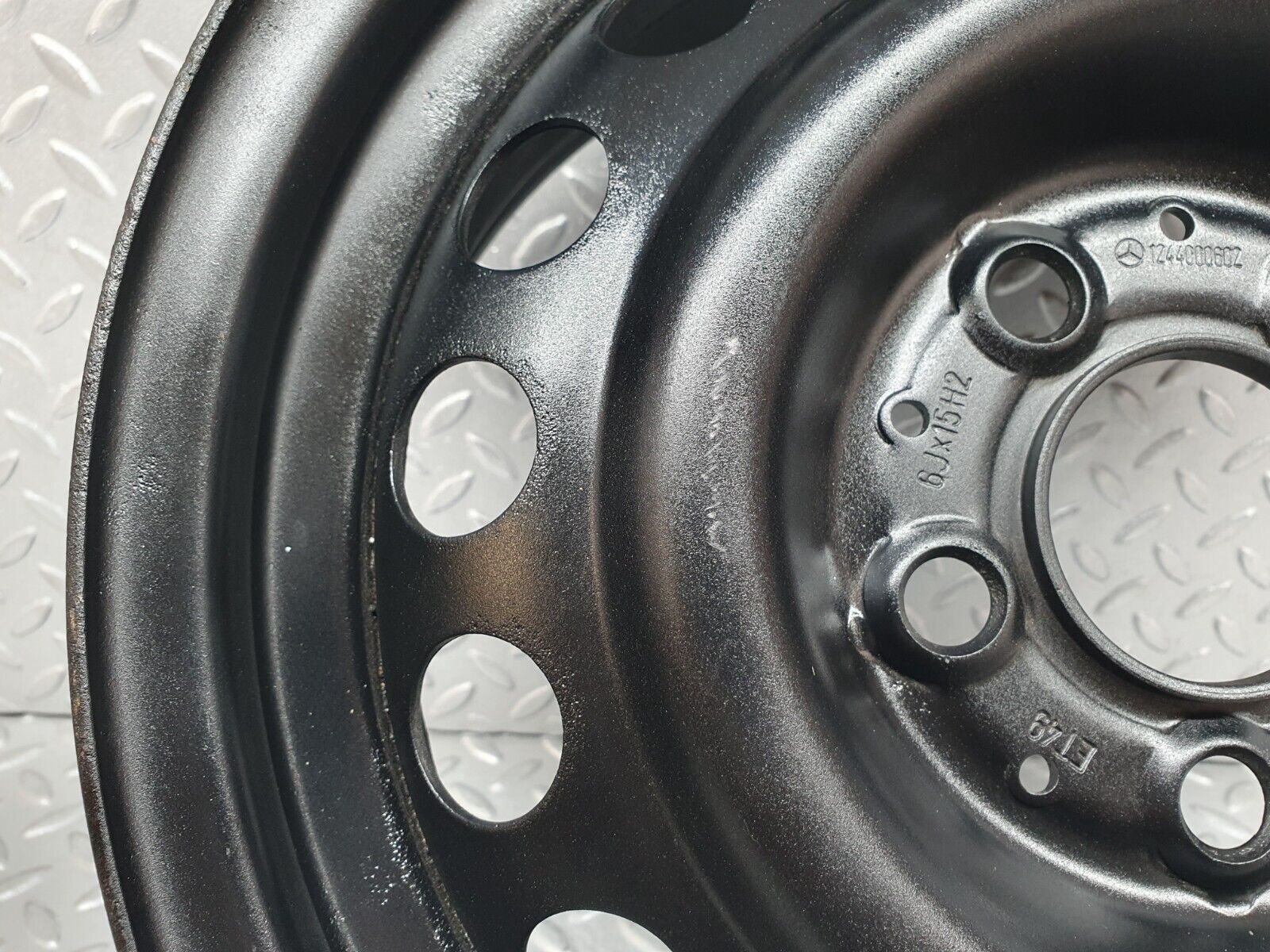 44244 Mercedes-Benz Steel Wheel 6Jx15H2 ET49 1244000602