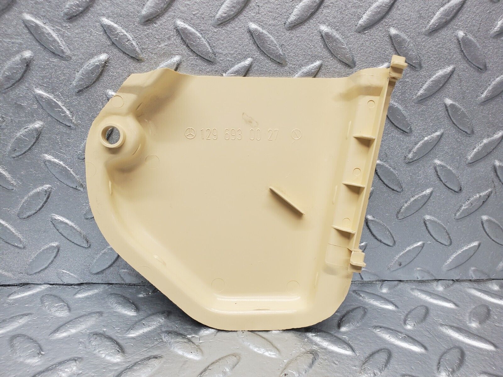 46958 Mercedes-Benz R129 320SL Coupe Trunk Lock Cover Beige 1296930027
