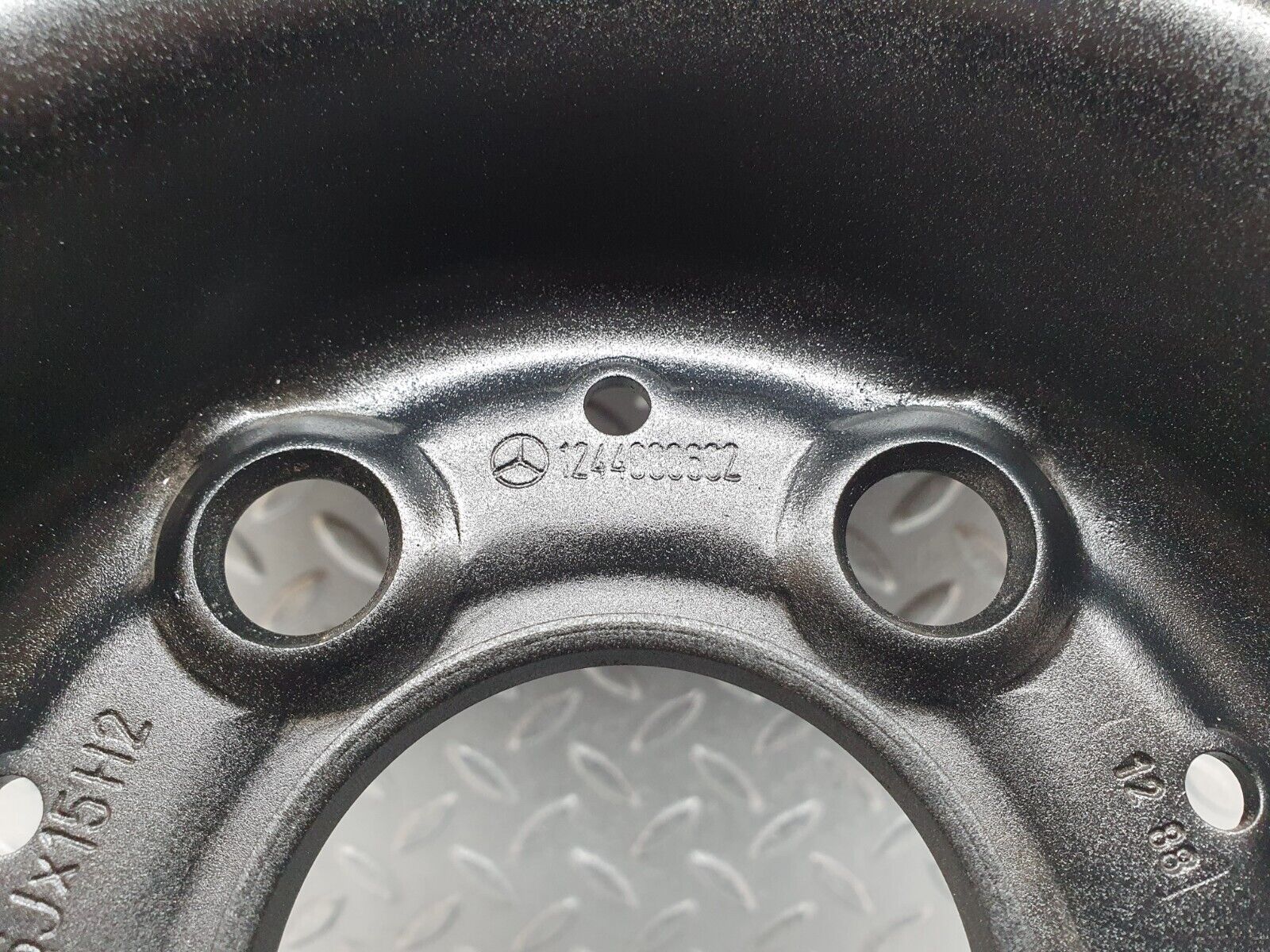 44244 Mercedes-Benz Steel Wheel 6Jx15H2 ET49 1244000602