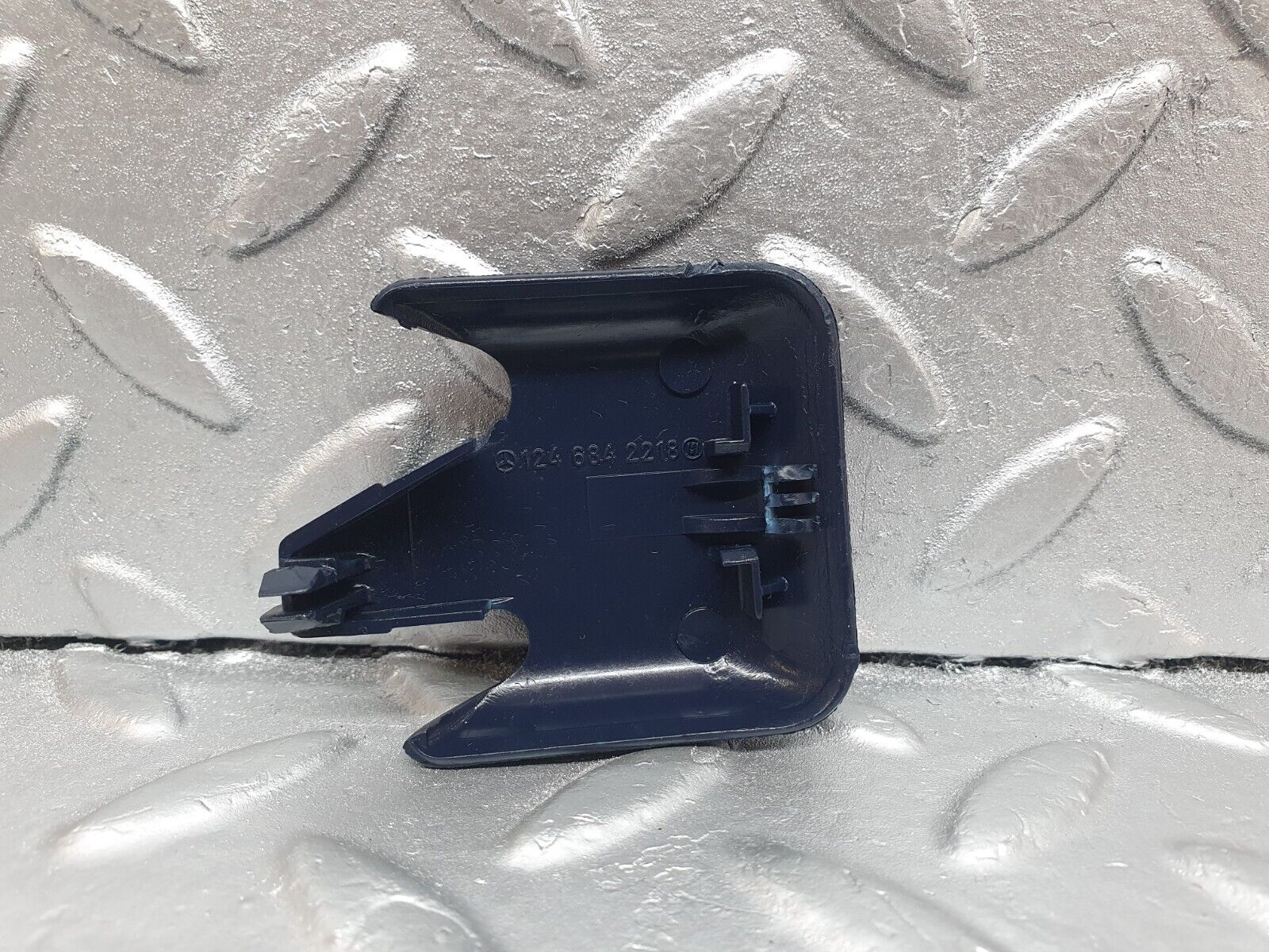 42905 Mercedes-Benz W201 190 2.0L Front Seat Rail Trim Cover Blue 1246842118 1246842218