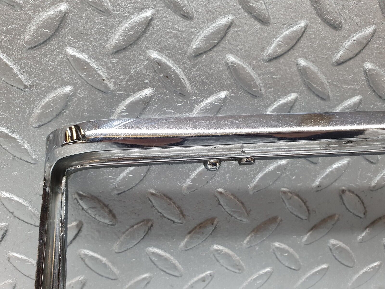 42934 Mercedes-Benz W115 Tail Light Chrome Frame Right Side