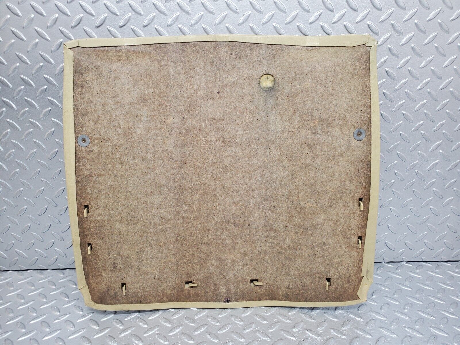 44330 Mercedes-Benz W123 280E Front Seat Rear Panel Beige 1239140423