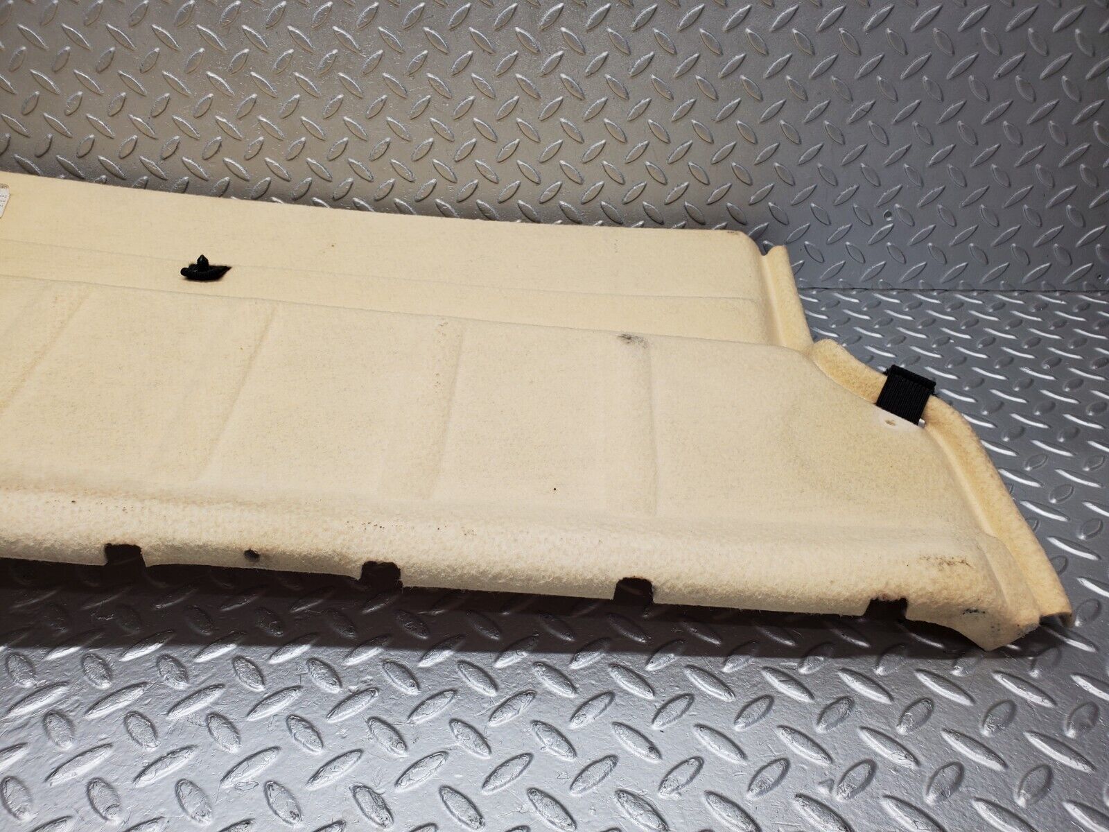 46862 Mercedes-Benz R129 320SL Coupe Fuel Tank Cover Plate Carpet Beige 1296903741