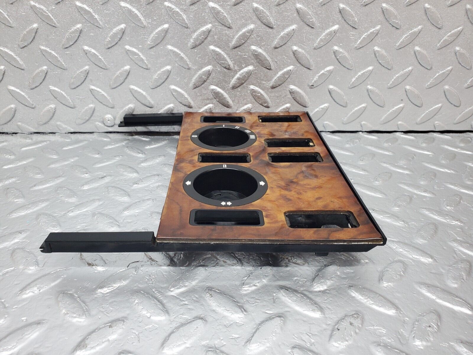 45575 Mercedes-Benz W126 420SE Heater Control Panel Wood Trim 1266830375