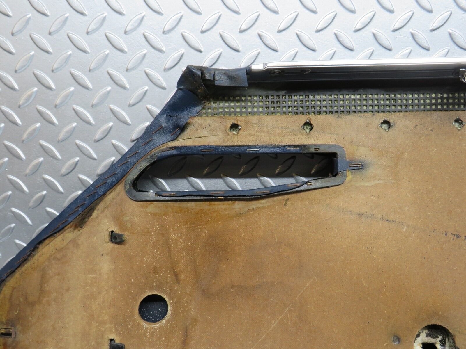 39269 Mercedes-Benz R107 500SL Left Door Card Blue