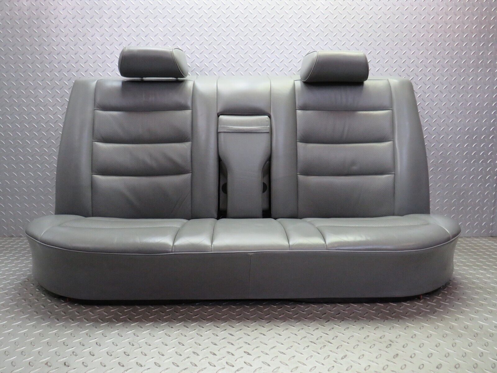 42911 Mercedes-Benz W126 420SE Rear Seat Leather Grey 1269202750 1269202716