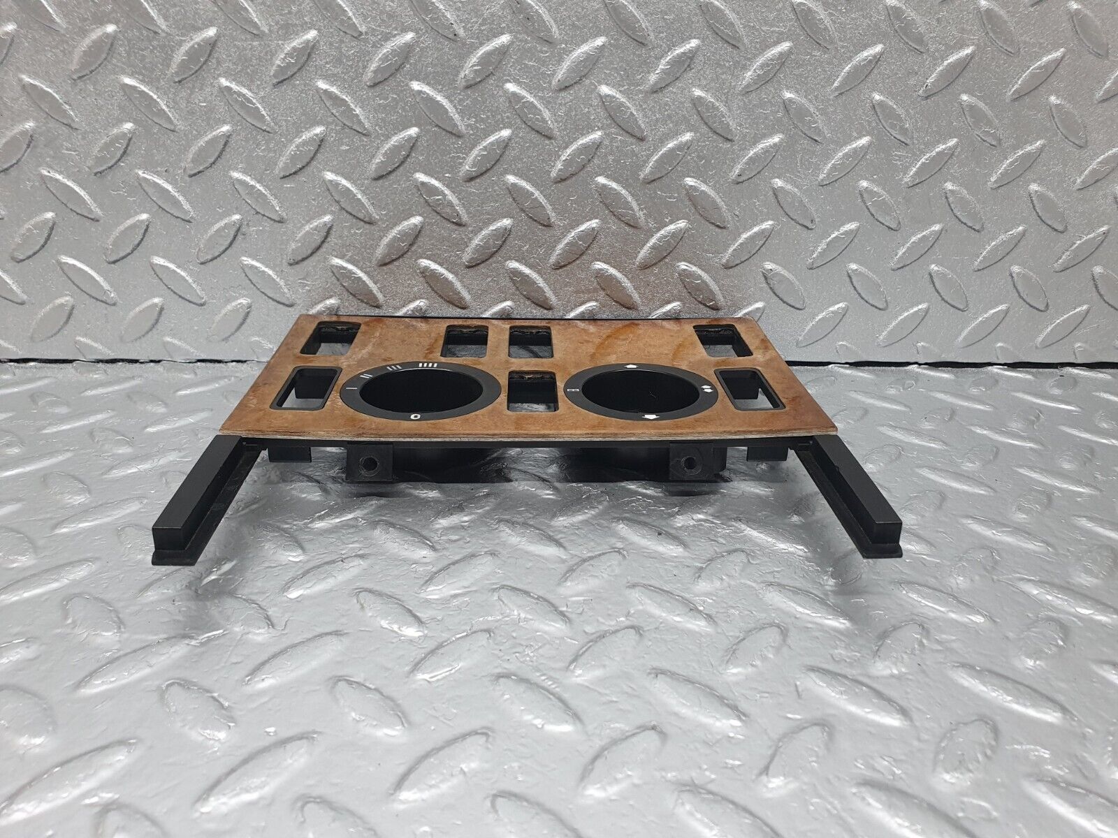 43588 Mercedes-Benz C126 380SEC Coupe Heater Control Panel Wood Trim 1266830375