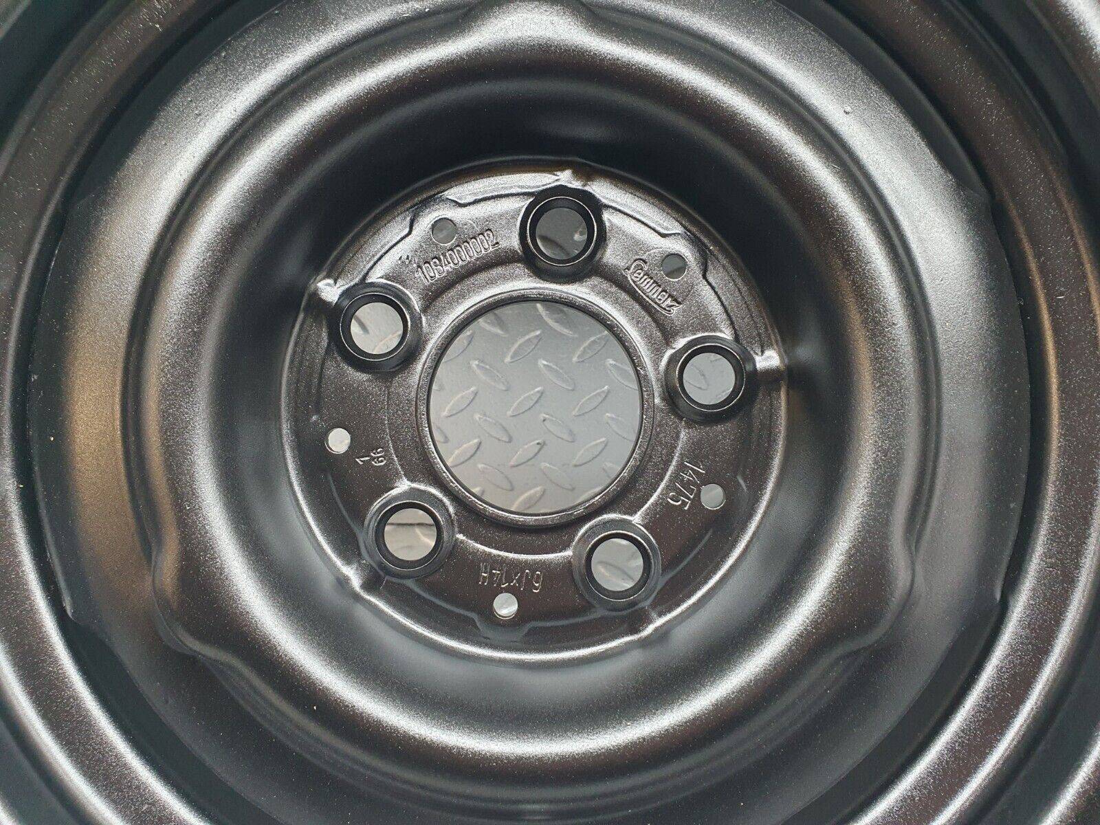 43427 Mercedes-Benz W108 280SE Steel Wheel Set 6Jx14H2 1084000002