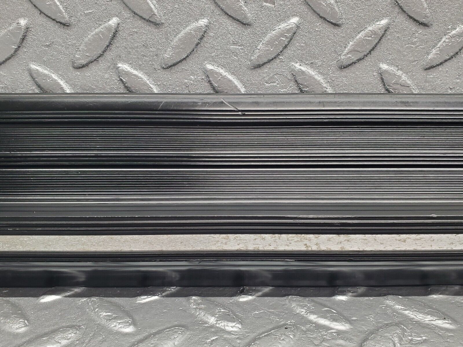 46330 Mercedes-Benz C123 280CE Coupe Door Sill Trim Black Left Side