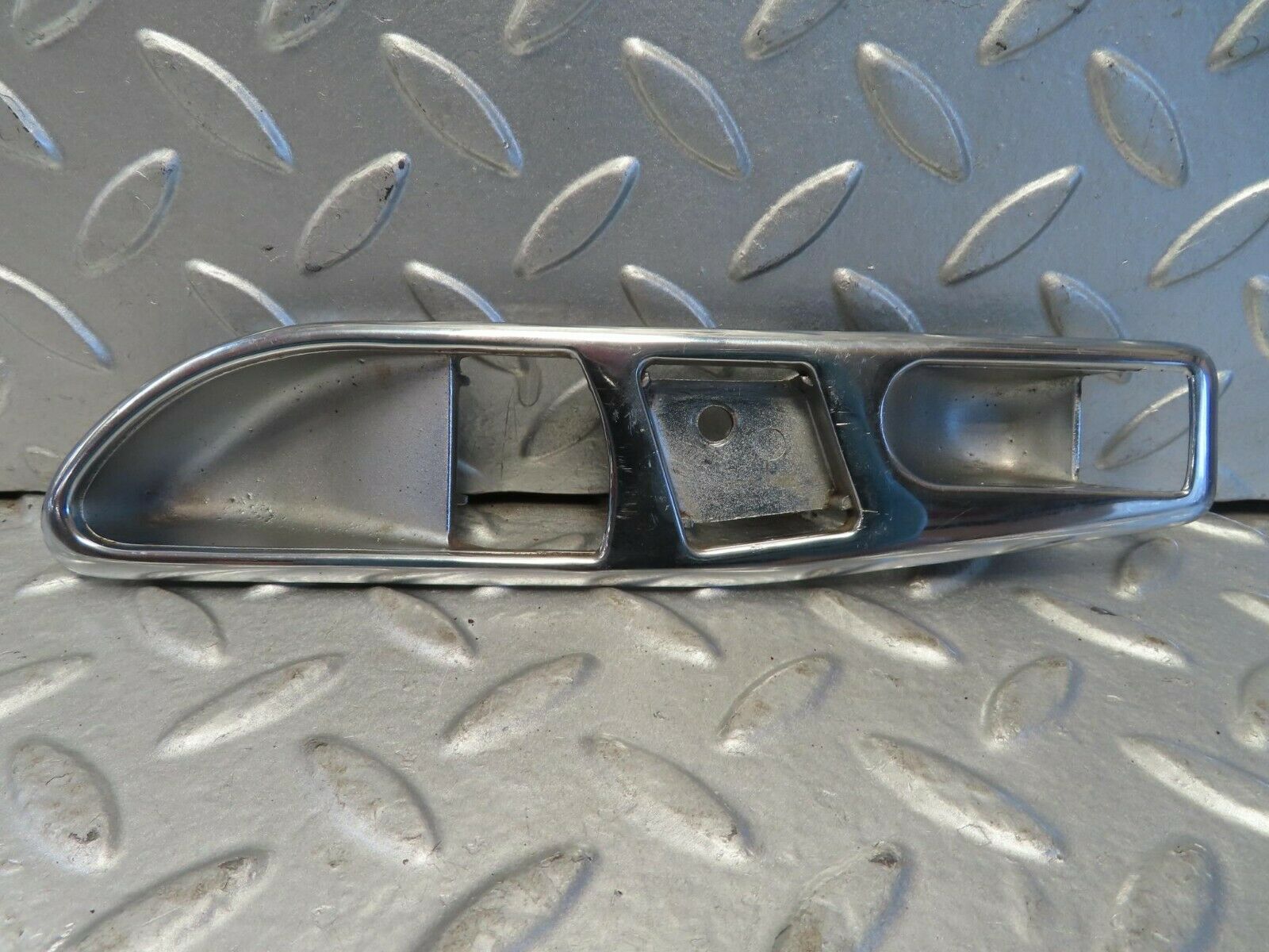 15734 Mercedes-Benz R107 450SL Interior Door Handle Chrome Surround Right Side