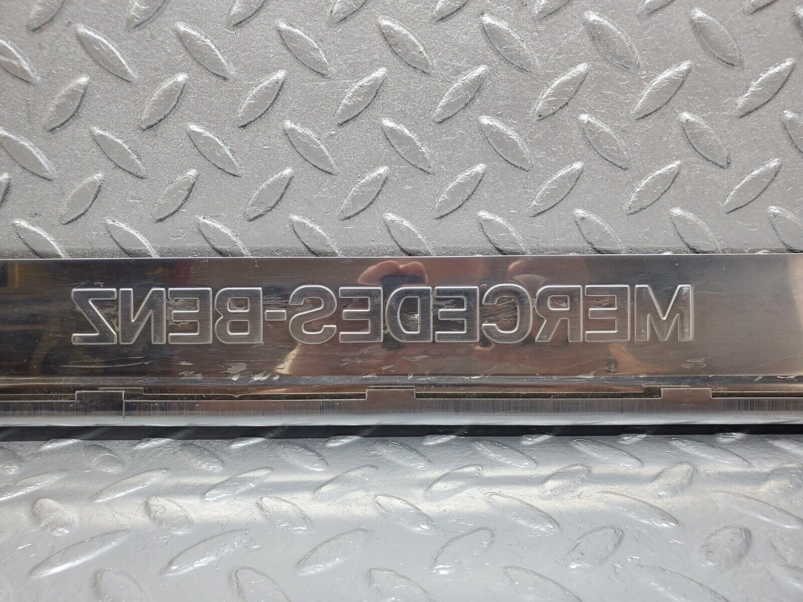 45319 Mercedes-Benz R129 300SL Coupe Left Door Sill Chrome Trim