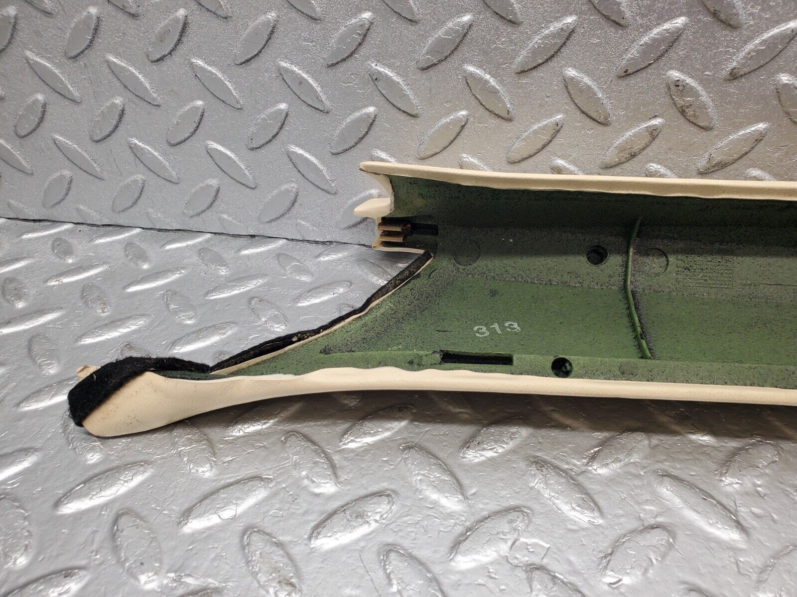 46766 Mercedes-Benz R129 320SL Coupe A Pillar Cover Right Beige 1296920289