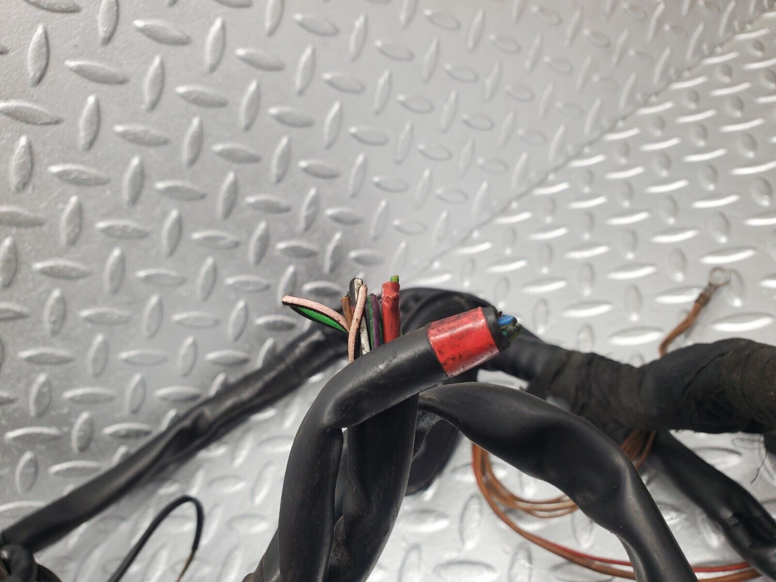 46067 Mercedes-Benz W126 420SE Engine Wiring Harness 1265403113 1265406506