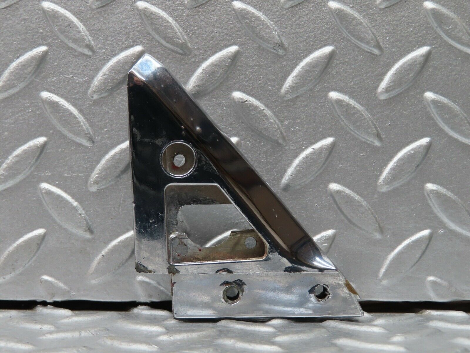 20508 Mercedes-Benz R107 450SL Right Wing Mirror Triangle Chrome Bracket