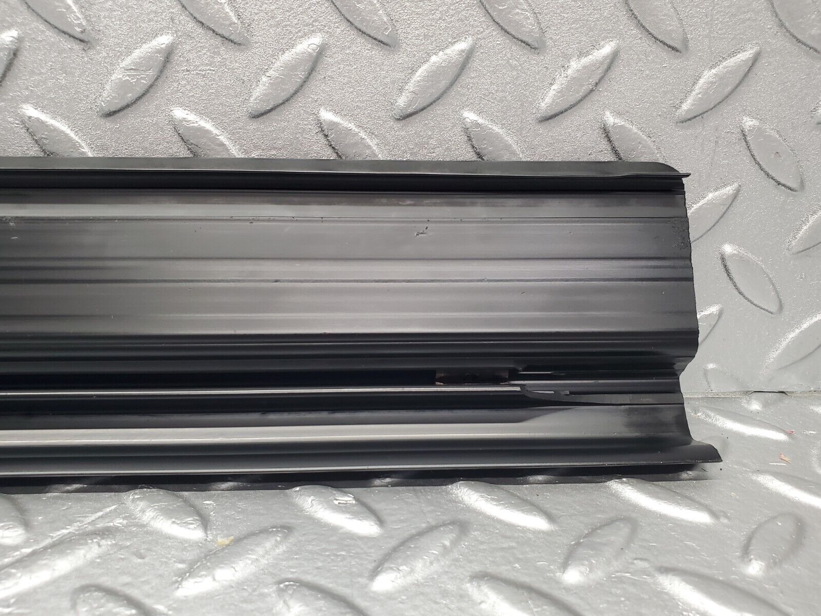 46329 Mercedes-Benz C123 280CE Coupe Door Sill Trim Black Right Side