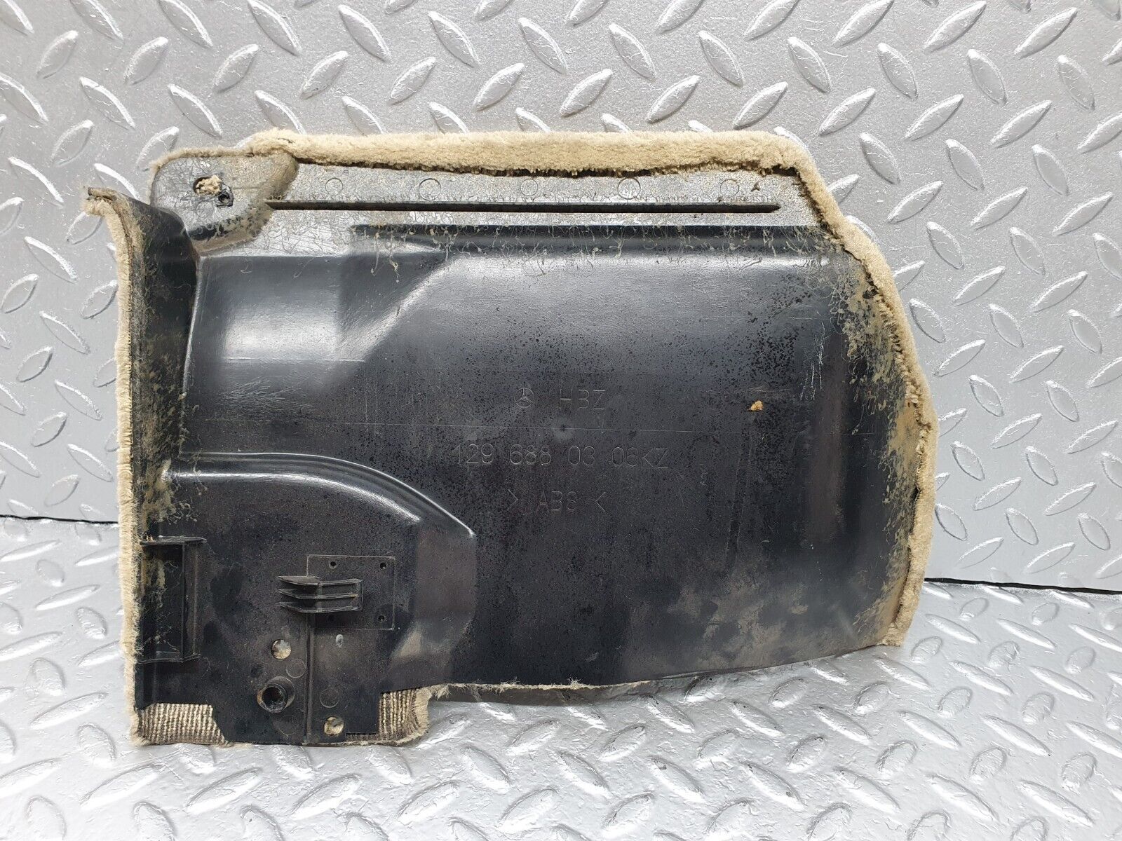 42265 Mercedes-Benz R129 320SL Coupe Kick Panel Left Side Beige 1296880306