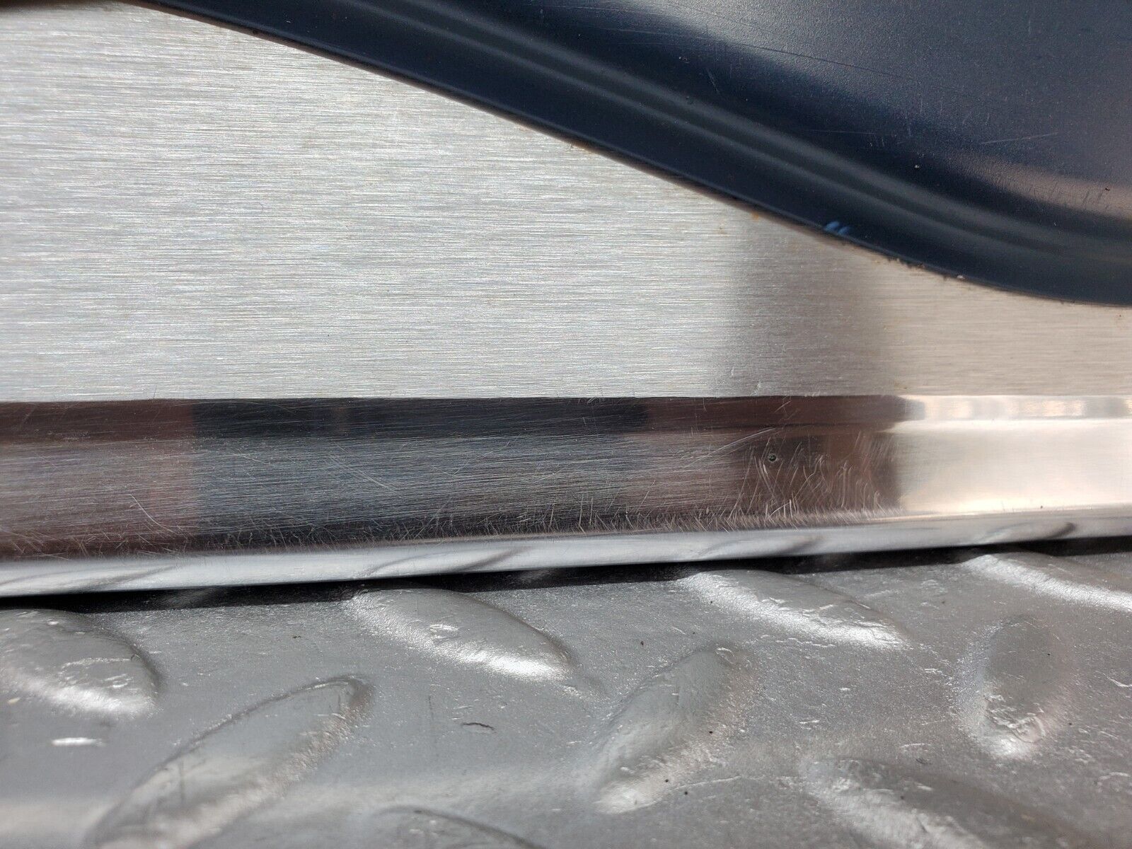 45318 Mercedes-Benz R129 300SL Coupe Right Door Sill Blue 1296800435